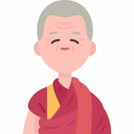 Dalai, lama, tibet, faith, holiness icon - Download on Iconfinder