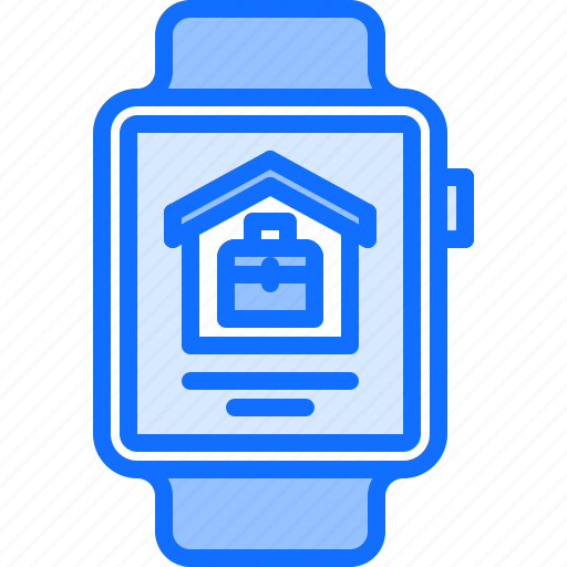 Briefcase, case, house, building, app, smart, watch icon - Download on Iconfinder