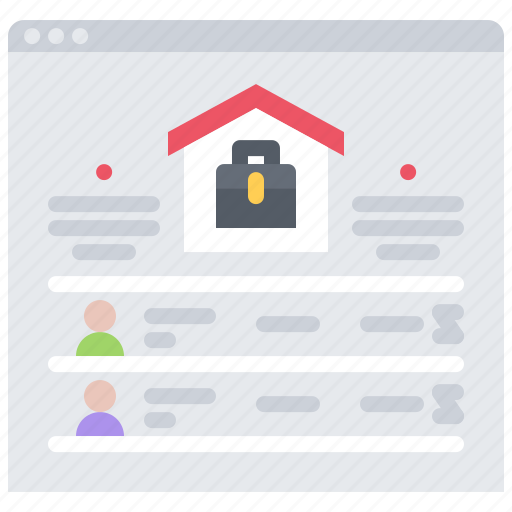 Briefcase, case, building, house, website, browser, worker icon - Download on Iconfinder