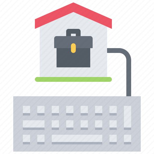 Briefcase, case, house, building, keyboard, remote, work icon - Download on Iconfinder