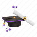 graduation, hat, school, college, university, cap, education, success, achievement 