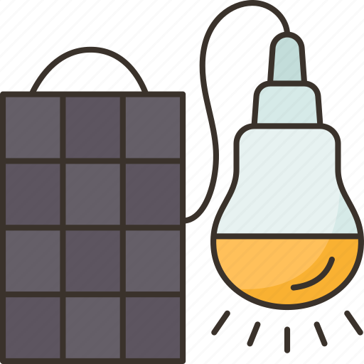Solar, cell, bulbs, light, electric icon - Download on Iconfinder