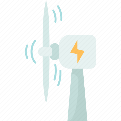 Wind, power, electric, turbine, generator icon - Download on Iconfinder