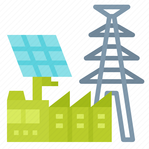 Cell, electric, industry, plant, power, solar icon - Download on Iconfinder