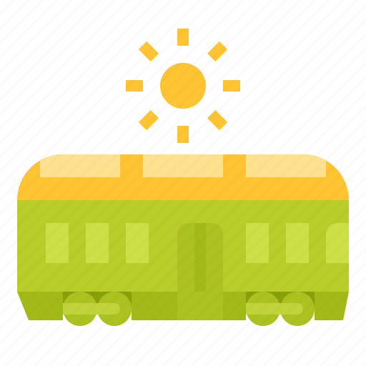 Energy, powered, renewable, solar, trains icon - Download on Iconfinder