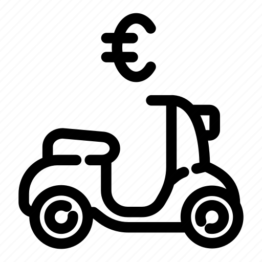 Business, motorcycle, rent, rental, scooter, transport, vehicle icon - Download on Iconfinder