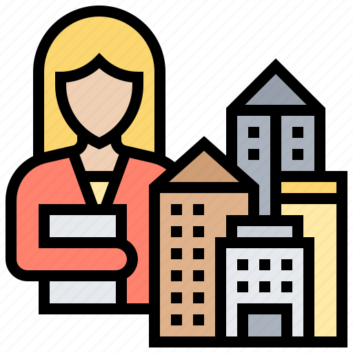 Accommodation, agency, manager, property, sales icon - Download on Iconfinder