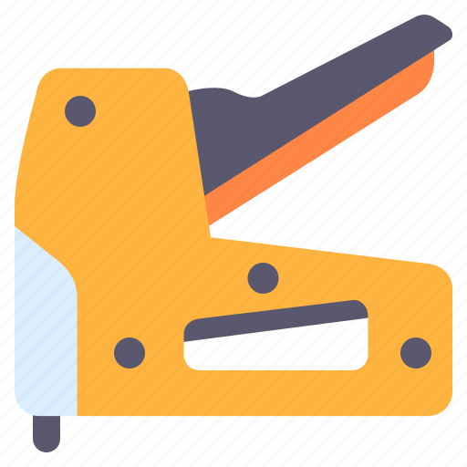Staple, gun, home, repair, tools, equipment, improvement icon - Download on Iconfinder