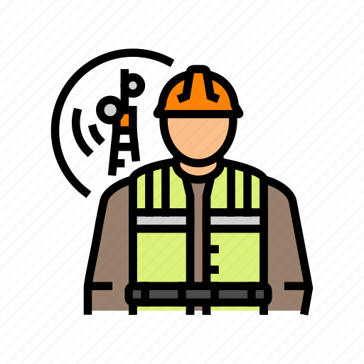 Telecommunications, equipment, installers, repairers, repair, worker icon - Download on Iconfinder