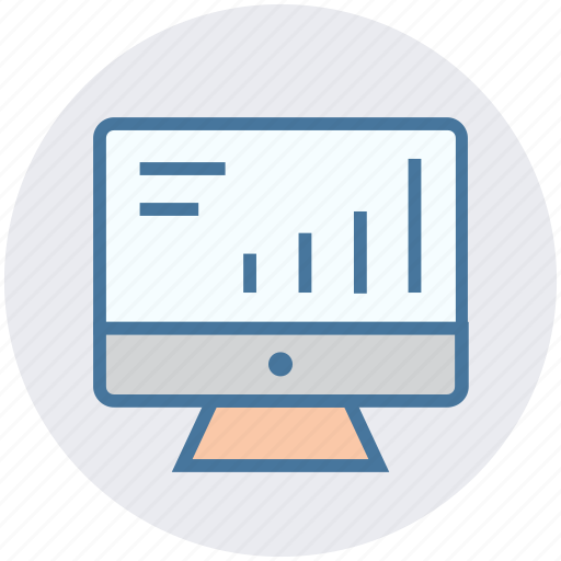 Analytics, bars, graph, lcd, reports, stabilization icon - Download on Iconfinder