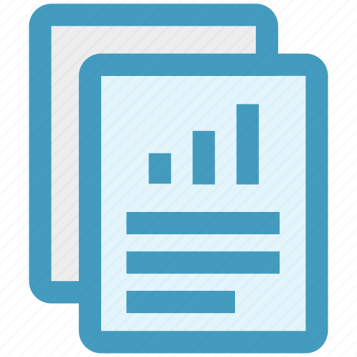 Analytics, chart, graph, papers, report, sales, statistics icon - Download on Iconfinder