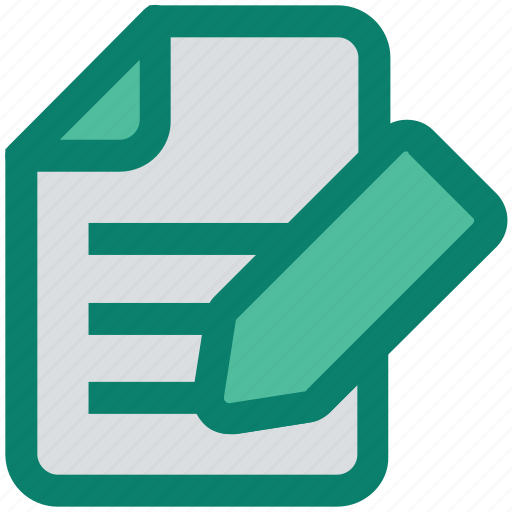 Analytics, document, file, page, pencil, statistics, writing icon - Download on Iconfinder