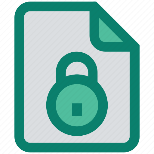 Analytics, document, file, lock, page, security, statistics icon - Download on Iconfinder