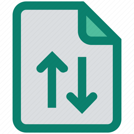 Analytics, document, file, page, statistics, up and down arrows icon - Download on Iconfinder