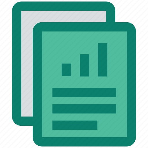 Analytics, chart, graph, papers, report, sales, statistics icon - Download on Iconfinder