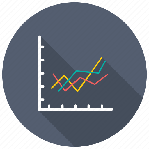 Business growth chart, comparison graph, line chart, line graph, trending graph icon - Download on Iconfinder