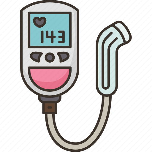 Doppler, fetal, heartbeat, monitor, pregnancy icon - Download on Iconfinder
