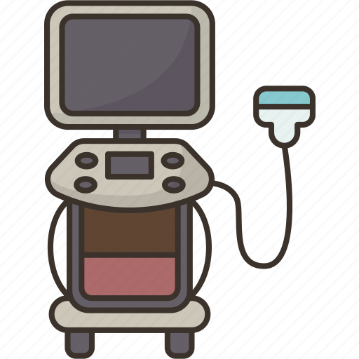 Ultrasound, machine, medical, monitor, gynecology icon - Download on Iconfinder