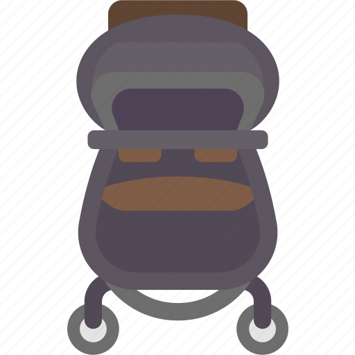 Stroller, baby, trolley, carriage, transportation icon - Download on Iconfinder