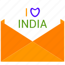 i love india, india, open mail, republic day