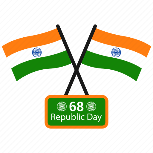 Flag, india, republic day, sixty eight icon - Download on Iconfinder