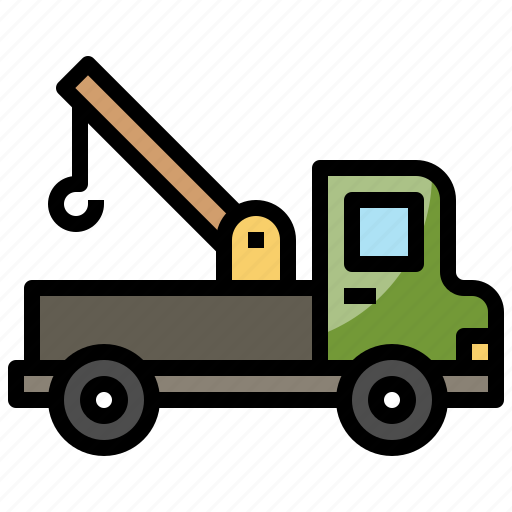 Breakdown, car, crane, tow, transportation, truck icon - Download on Iconfinder