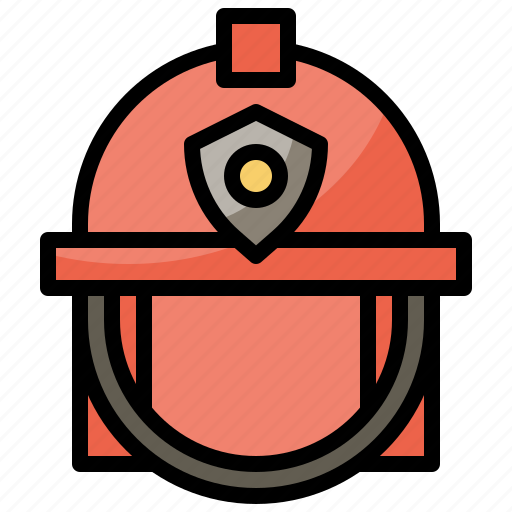 Fashion, fire, firefighter, helmet, protection, safety, security icon - Download on Iconfinder
