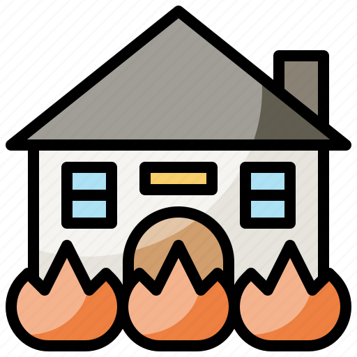 Disaster, fire, home, house, insurance, security, urban icon - Download on Iconfinder
