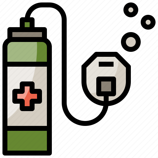 Breathing, care, health, inhalator, inhaler, mask, oxygen icon - Download on Iconfinder