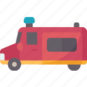 ambulance, car, medical, rescue, automobile