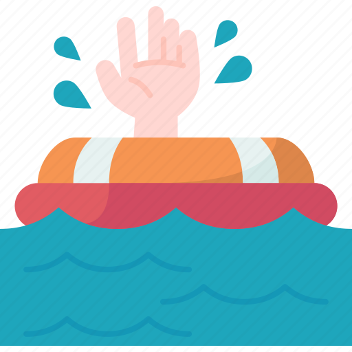 Water, rescue, drown, life, danger icon - Download on Iconfinder