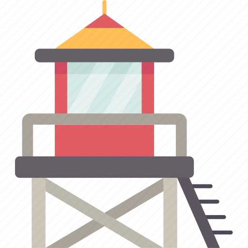 Lifeguard, tower, lifesaver, rescue, safety icon - Download on Iconfinder