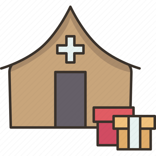 Humanitarian, tent, medical, aid, shelter icon - Download on Iconfinder