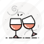 alcohol, drink, glasses, restaurant, wine 
