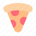 pizza, slice, food, fast, piece