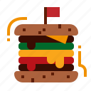 bread, fastfood, food, hamburger
