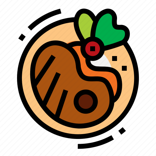 Food, meat, restaurant, steak icon - Download on Iconfinder