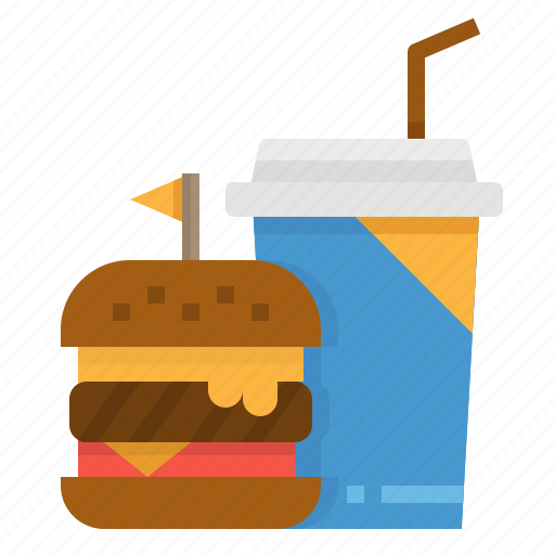 Burger, drink, fastfood, food, menu icon - Download on Iconfinder
