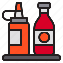 bottle, ketchup, restaurant, sauce, tomato