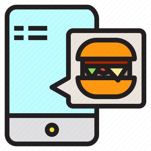 Chat, hamburger, message, mobile, smartphone icon - Download on Iconfinder