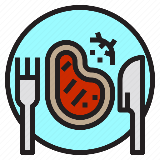 Cooking, food, meal, restaurant, steak icon - Download on Iconfinder
