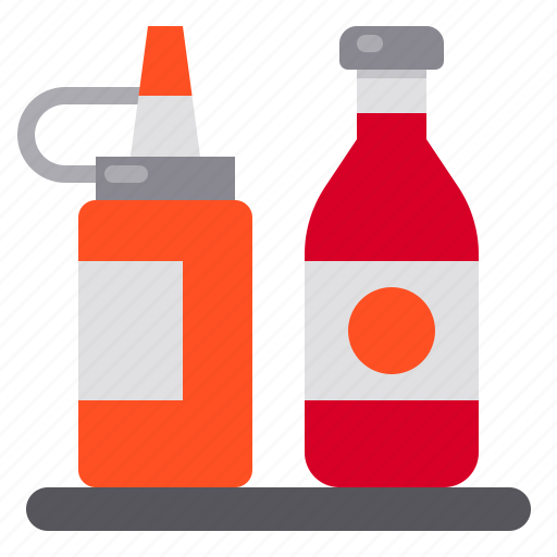 Bottle, ketchup, restaurant, sauce, tomato icon - Download on Iconfinder