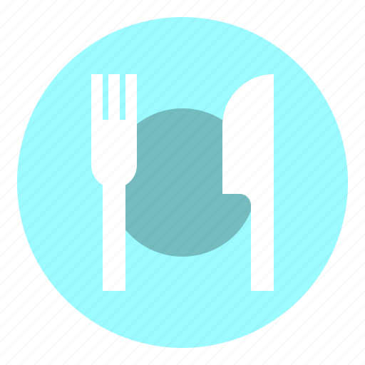 Dinner, dish, food, fork, knife icon - Download on Iconfinder