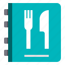 food, fork, knife, list, menu, restaurant