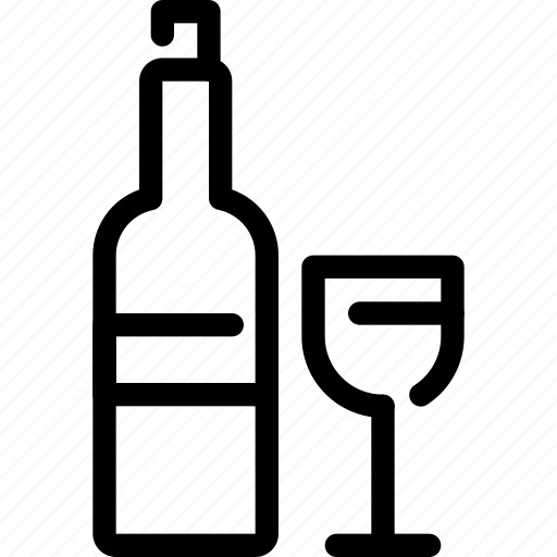 Alcohol, bar, beverage, bottle, cocktail, drink, wine icon - Download on Iconfinder