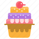 cake, cup, dessert, element, restaurant