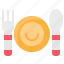 dish, element, food, fork, kitchen, restaurant, spoon 