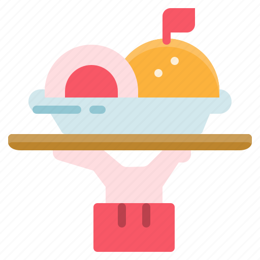 Element, food, kitchen, plate, restaurant, served, tray icon - Download on Iconfinder