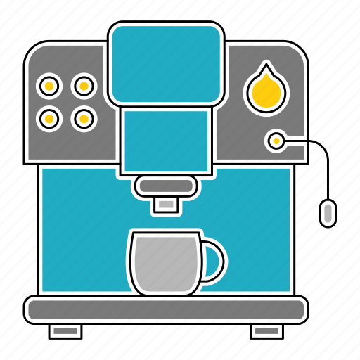 Coffee, equipment, kitchen, machine, restaurant, kitchenware icon - Download on Iconfinder