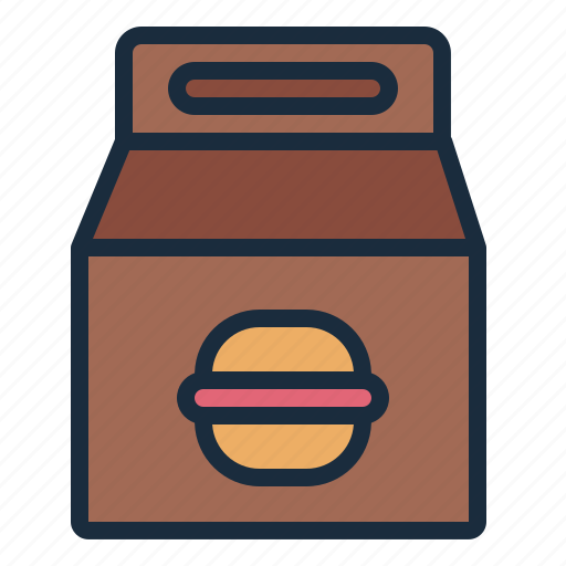 Takeaway, food, restaurant, paper, bag, delivery icon - Download on Iconfinder